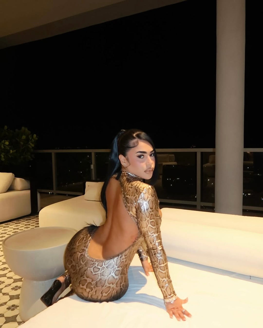 SERPENTINE JUMPSUIT